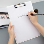 Simple File Board Folder Student Writing Board Paper Clip Restaurant Menu Folder
