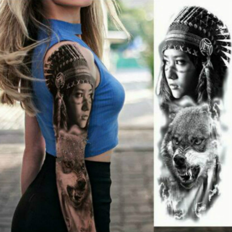 Large Arm Sleeve Waterproof Temporary Tattoo Sticker