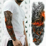 Large Arm Sleeve Waterproof Temporary Tattoo Sticker