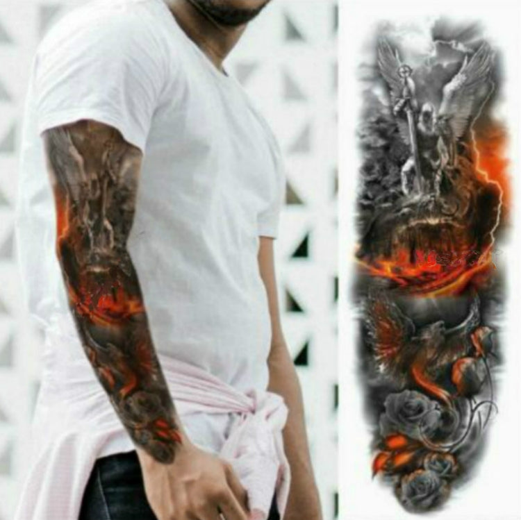 Large Arm Sleeve Waterproof Temporary Tattoo Sticker