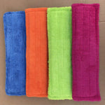 ผ้าถูพื้นผ้าฟลีซสีส้ม พร้อมแผ่นบุ สำหรับเปลี่ยนใช้ในครัวเรือนและบริษัท