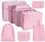 Travel Storage Bag Set Folding Storage Bag, 7 In 1, 8 In 1 Beam Mouth, 8 In 1 Cosmetic Bag, 8 In 1 Toiletry Bag, 9 In 1 Cosmetic Bag, 9 In 1 Toiletry Bag