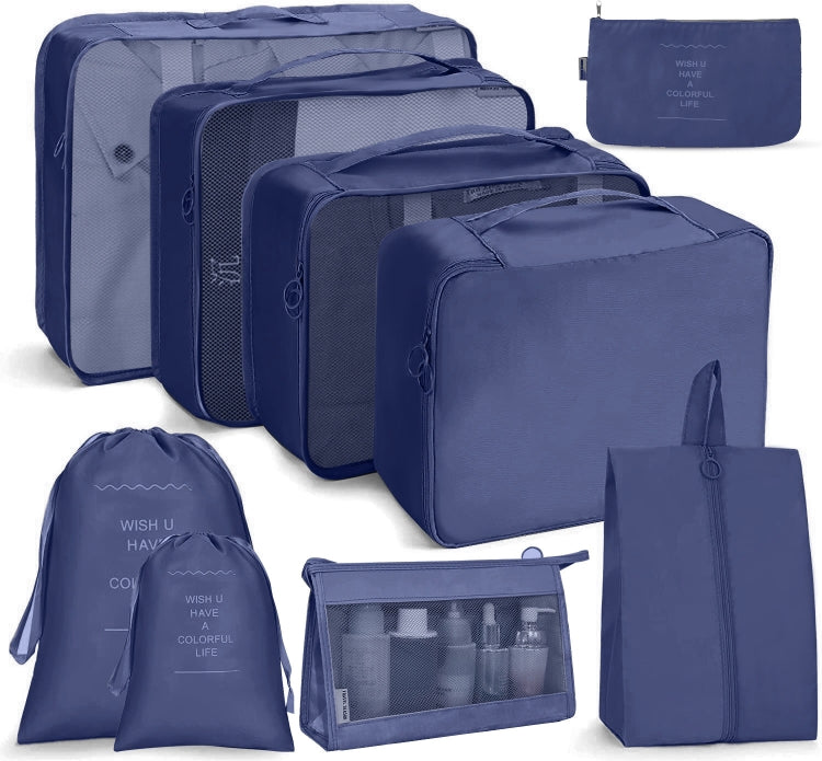 Travel Storage Bag Set Folding Storage Bag, 7 In 1, 8 In 1 Beam Mouth, 8 In 1 Cosmetic Bag, 8 In 1 Toiletry Bag, 9 In 1 Cosmetic Bag, 9 In 1 Toiletry Bag