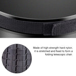 Outdoor Portable Folding Telescopic Plastic Stool Camping Fishing Garden Stool, 47cm(Black), 47cm(Red), 47cm(Yellow)