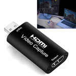 กล่องบันทึกวิดีโอ HDMI สำหรับถ่ายทอดสด USB 2.0