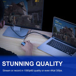 กล่องบันทึกวิดีโอ HDMI สำหรับถ่ายทอดสด USB 2.0