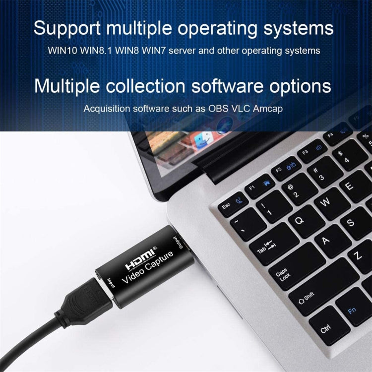 กล่องบันทึกวิดีโอ HDMI สำหรับถ่ายทอดสด USB 2.0