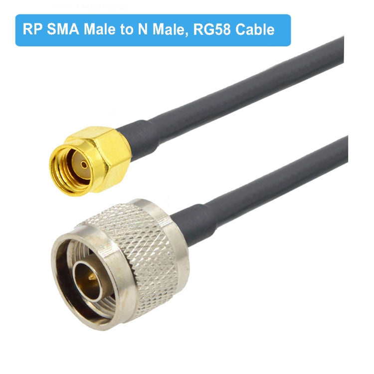 สายอะแดปเตอร์ RP-SMA ตัวผู้เป็น N ตัวผู้ RG58 Coaxial, RP-SMA ตัวผู้เป็น N ตัวผู้ 0.5m, RP-SMA ตัวผู้เป็น N ตัวผู้ 1m, RP-SMA ตัวผู้เป็น N ตัวผู้ 1.5m, RP-SMA ตัวผู้เป็น N ตัวผู้ 3m, RP-SMA ตัวผู้เป็น N ตัวผู้ 5m, RP-SMA ตัวผู้เป็น N ตัวผู้ 10m