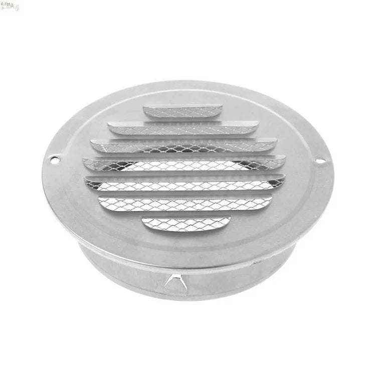External Wall Stainless Steel Flat Head Rain and Insect Proof Bird Hood, 70mm, 80mm, 00mm, 120mm, 150mm, 180mm, 200mm