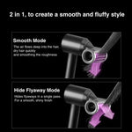 สำหรับหัวเป่าผม Dyson หัวต่อเรียบลื่นสำหรับจัดทรงผมลอย, สีชมพูแดงเรียบลื่น