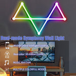 ไฟโมเสค RGB อัจฉริยะ JSK-P22 ไฟจังหวะเพลง รองรับ Amazon Alexa / Google Assistant / DuerOS, ปลั๊กสหรัฐอเมริกา, ปลั๊กยุโรป, ปลั๊กสหราชอาณาจักร