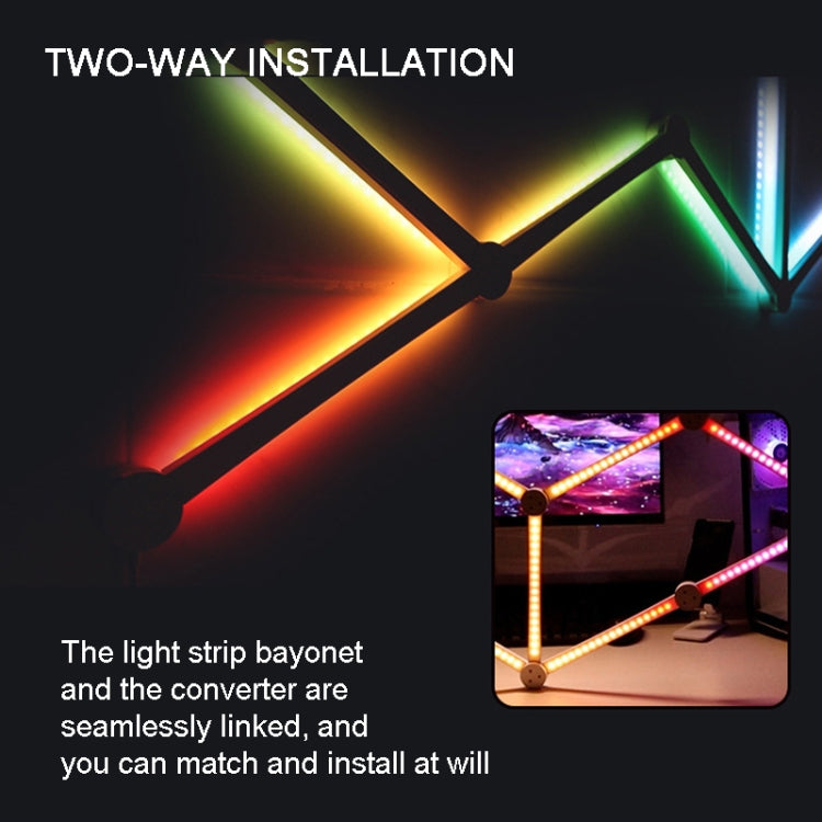 ไฟโมเสค RGB อัจฉริยะ JSK-P22 ไฟจังหวะเพลง รองรับ Amazon Alexa / Google Assistant / DuerOS, ปลั๊กสหรัฐอเมริกา, ปลั๊กยุโรป, ปลั๊กสหราชอาณาจักร