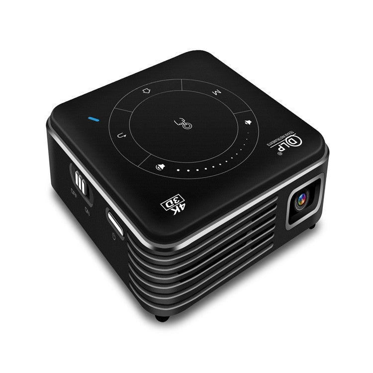 P11 โปรเจคเตอร์ DLP มินิ 3D ความละเอียด 4K HD 4G + 32G สมาร์ท ไมโคร โปรเจคเตอร์สะดวก ปลั๊ก UK, ปลั๊ก AU
