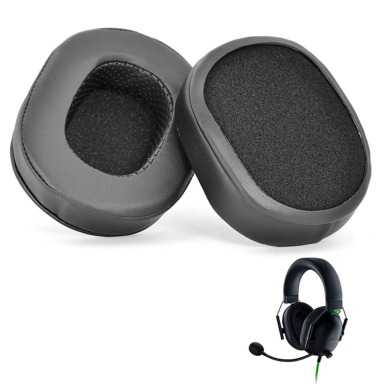 2 ชิ้น ฝาครอบฟองน้ำสำหรับแผ่นรองหู Razer BlackShark V2 X, สไตล์: 19B31, Ice Sense