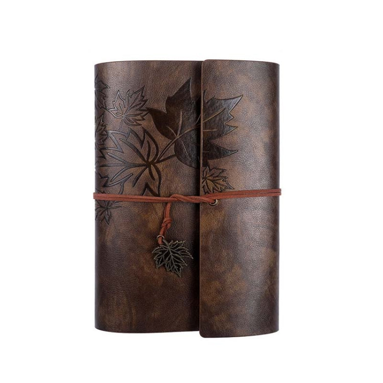 PU Maple Retro Straps Handbook Loose-leaf Notebook, A7, A6, A5