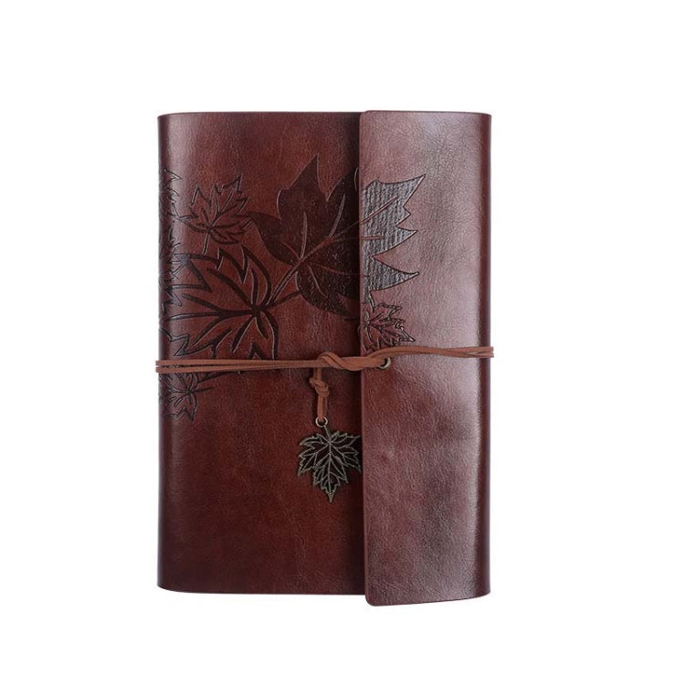 PU Maple Retro Straps Handbook Loose-leaf Notebook, A7, A6, A5