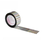 ริบบิ้นไล่นกสะท้อนแสงสองด้าน เครื่องมือไล่นกในสวน ขนาด 2.4 x 100 ม., 4.8 x 50 ม., 4.8 x 80 ม., 4.8 x 110 ม.