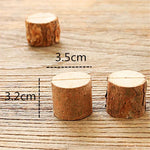 ที่หนีบโน้ตรูปตอไม้ 10 ชิ้น คลิปถ่ายรูปตกแต่งบ้าน DIY ของตกแต่ง