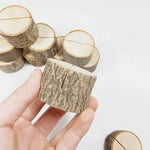 ที่หนีบโน้ตรูปตอไม้ 10 ชิ้น คลิปถ่ายรูปตกแต่งบ้าน DIY ของตกแต่ง