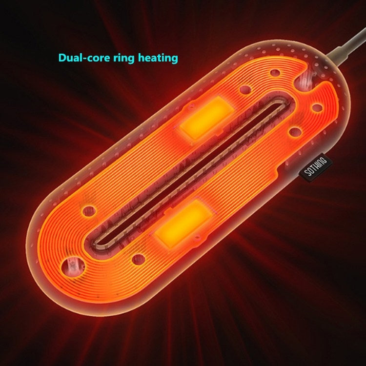 เครื่องเป่ารองเท้า SOTHING 220V กำจัดกลิ่น ฆ่าเชื้อ แห้งเร็ว เครื่องเป่ารองเท้าหน้าหนาว เครื่องทำความร้อนรองเท้า ปลั๊ก CN รุ่นปกติ ควบคุมด้วยสายพร้อมตั้งเวลา