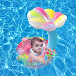 ห่วงว่ายน้ำรูปเห็ดเป่าลมสำหรับเด็ก ทำจาก PVC เป็นมิตรกับสิ่งแวดล้อม สีเห็ดฟ้า, สีเห็ดชมพู