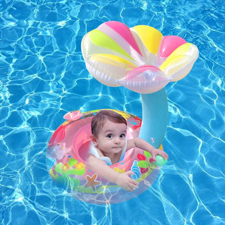 ห่วงว่ายน้ำรูปเห็ดเป่าลมสำหรับเด็ก ทำจาก PVC เป็นมิตรกับสิ่งแวดล้อม สีเห็ดฟ้า, สีเห็ดชมพู