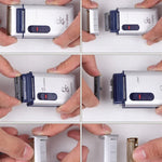 Yandou SC-W301U เครื่องโกนหนวดไฟฟ้าผู้ชาย ชาร์จไฟได้ มีใบมีดตัดขอบข้าง
