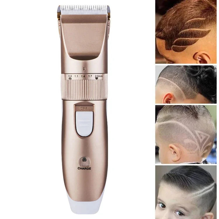 JIANDA X1 เครื่องตัดผมไฟฟ้า ชาร์จไฟได้ สำหรับผู้ใหญ่และเด็ก ปลั๊กและเล่นได้ทันที