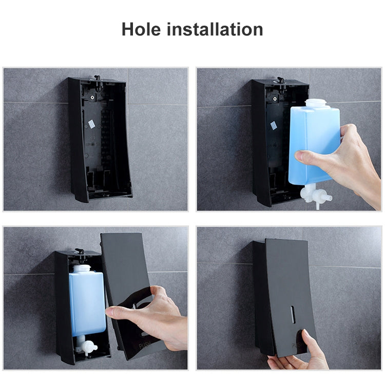 เครื่องจ่ายสบู่ติดผนังสำหรับบ้านและโรงแรม ขวดแชมพู เจลอาบน้ำ เจลล้างมือ กล่องใส่เจลอาบน้ำในห้องน้ำ