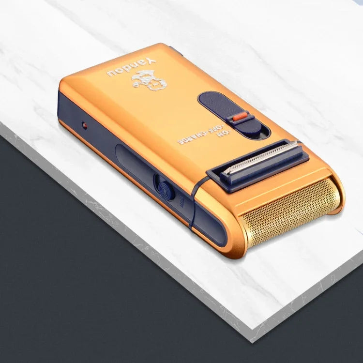 Yandou SC-W316U เครื่องโกนหนวดไฟฟ้าชาร์จไฟได้ พร้อมใบมีดตัดข้าง ปลั๊ก CN