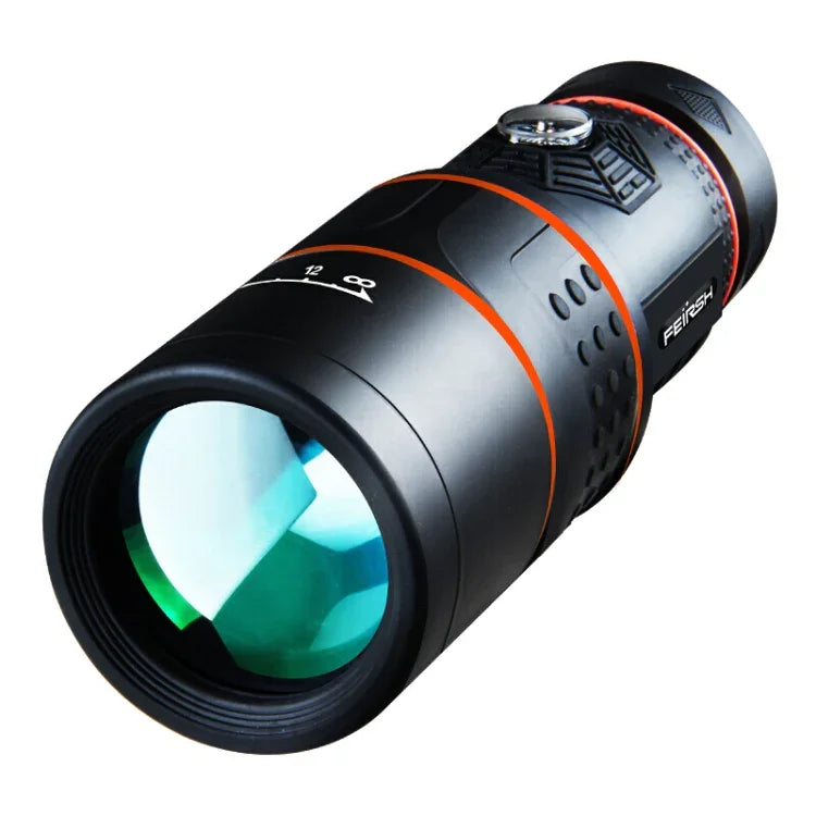 กล้องส่องทางไกลเดี่ยว FEIRSH 12x50 ความละเอียดสูง HD สำหรับแสงน้อย กลางคืน ใช้ถ่ายคอนเสิร์ตและโทรศัพท์มือถือ รุ่น T01 12x50
