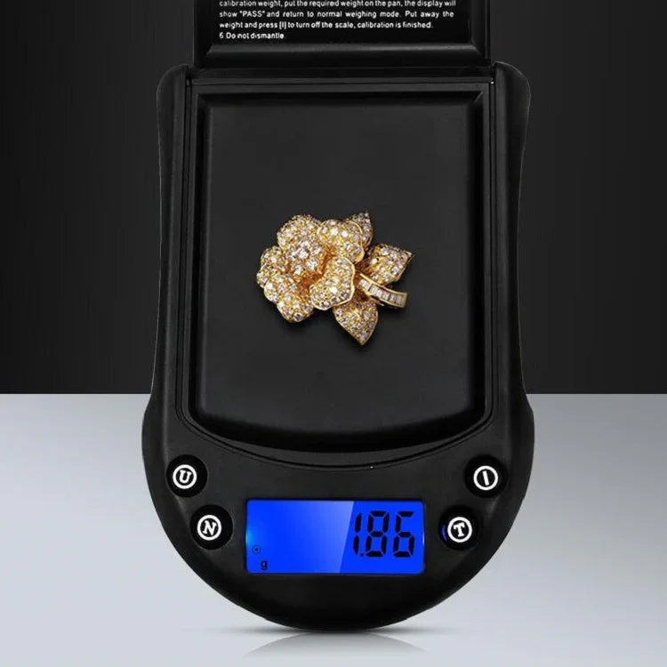 Precision Palm Scale Gold Silver Jewelry Scale Pocket Scale, Specification:200g/0.01g, 200g/0.01g  :Without Battery