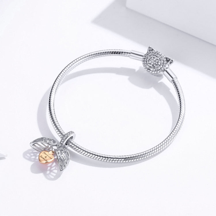 จี้เงินสเตอร์ลิง 925 เปิดได้ตลอดกาล เครื่องประดับเสน่ห์บ้าน DIY อุปกรณ์สร้อยข้อมือ, SCC1299