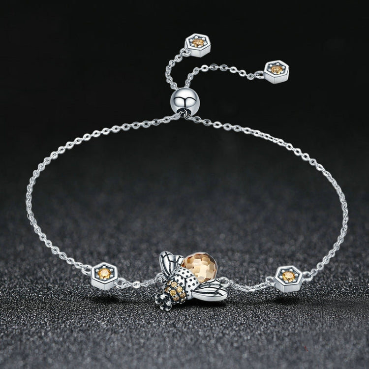 สร้อยข้อมือผู้หญิง Little Bee เงินสเตอร์ลิง S925 ประดับเพชรซีกอน