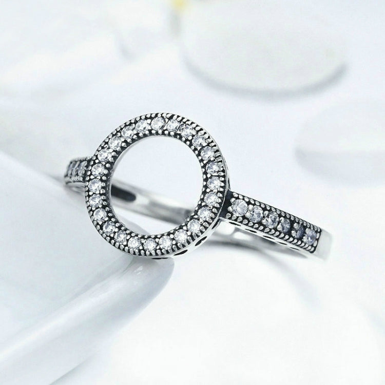 S925 Sterling Silver Womens Inlaid Ring, 6, 7, 9