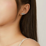 ต่างหูขนนกย้อนยุค เงินสเตอร์ลิง สำหรับผู้หญิง, SCE865