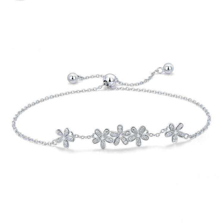 สร้อยข้อมือเงินสเตอร์ลิง S925 ลายเดซี่, SCB084