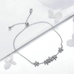 สร้อยข้อมือเงินสเตอร์ลิง S925 ลายเดซี่, SCB084