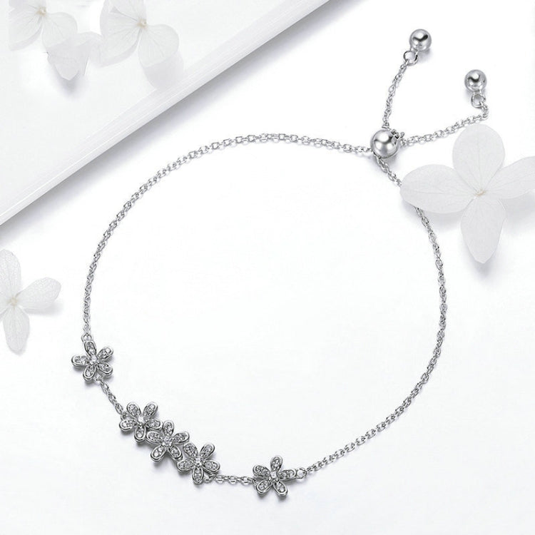 สร้อยข้อมือเงินสเตอร์ลิง S925 ลายเดซี่, SCB084