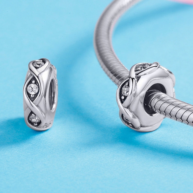 สร้อยข้อมือ DIY ประดับลูกปัดเพชรซีกอน เงินสเตอร์ลิง S925, SCC1153