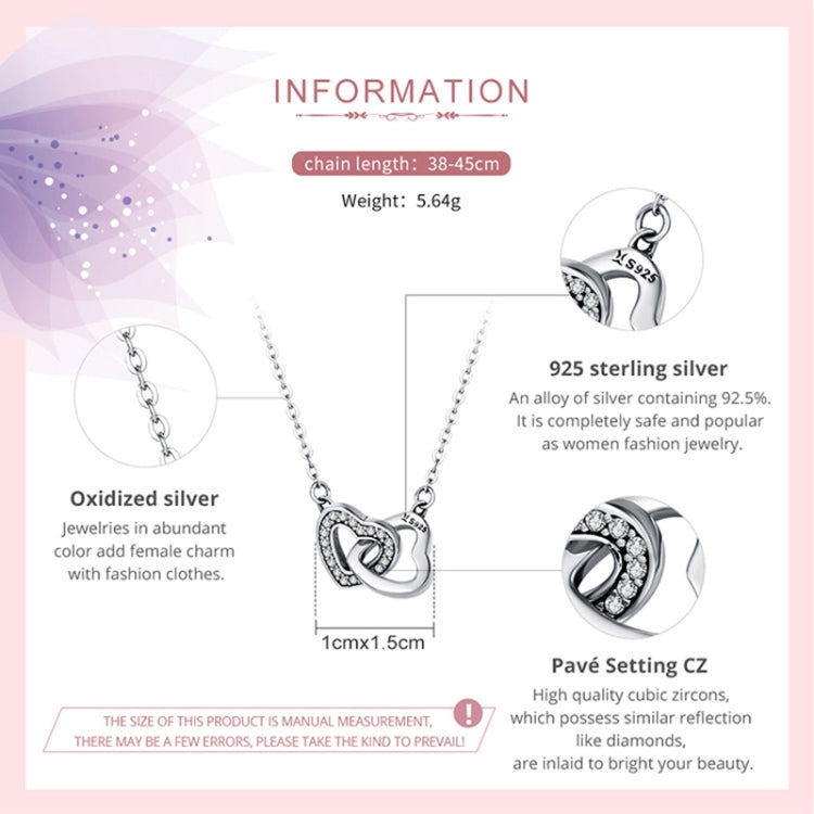สร้อยคอผู้หญิงเงินสเตอร์ลิง Love S925, SCN181, SCN181 (ทอง)