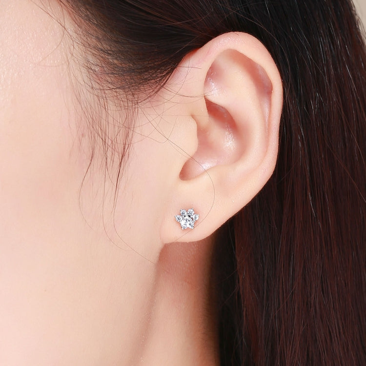ต่างหูแมวย้อนยุคเงินสเตอร์ลิง S925 สำหรับผู้หญิง, SCE424