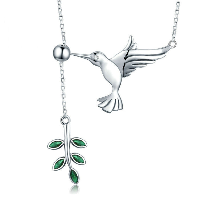 สร้อยคอเงินสเตอร์ลิง S925 Hummingbird Greetings สร้อยคอซิริโคนา SCN217