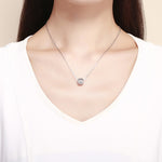 สร้อยข้อมือและสร้อยคอ DIY ลูกปัดกลวงเงินสเตอร์ลิง S925 สำหรับชายหาด