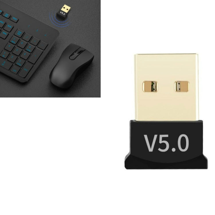 อะแดปเตอร์บลูทูธ V5.0 จำนวน 3 ชิ้น สำหรับคอมพิวเตอร์ โน้ตบุ๊ก คีย์บอร์ด USB และเครื่องรับเสียง
