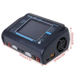 เครื่องชาร์จแบตเตอรี่ลิเธียมสำหรับเครื่องบินโมเดล HTRC T240 Touch Balance ของเล่นรถบังคับ B6, ปลั๊ก EU, ปลั๊ก US