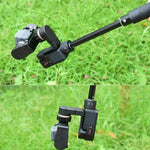 ไม้กันสั่นกิมบอลสามแกนแบบถือมือ ขาต่อเซลฟี่ GoPro ความยาวขยาย: 19cm-73cm, ความยาว: 19cm-73cm