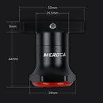 ไฟท้ายเบรกเซ็นเซอร์อัจฉริยะ MEROCA MX2 สำหรับจักรยานภูเขา ชาร์จ USB สำหรับจักรยานถนน ขี่กลางคืน ติดตั้งบนเบาะนั่ง สีดำ, สีสันสดใส, สีทองชมพู, ติดตั้งบนท่อเบาะสีดำ