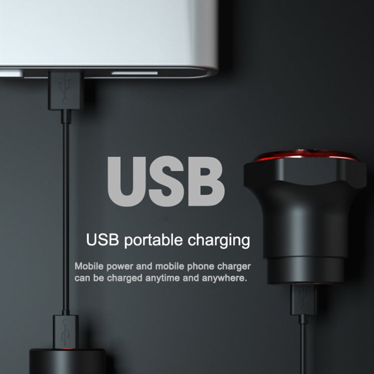 ไฟท้ายเบรกเซ็นเซอร์อัจฉริยะ MEROCA MX2 สำหรับจักรยานภูเขา ชาร์จ USB สำหรับจักรยานถนน ขี่กลางคืน ติดตั้งบนเบาะนั่ง สีดำ, สีสันสดใส, สีทองชมพู, ติดตั้งบนท่อเบาะสีดำ