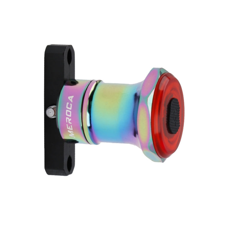 ไฟท้ายเบรกเซ็นเซอร์อัจฉริยะ MEROCA MX2 สำหรับจักรยานภูเขา ชาร์จ USB สำหรับจักรยานถนน ขี่กลางคืน ติดตั้งบนเบาะนั่ง สีดำ, สีสันสดใส, สีทองชมพู, ติดตั้งบนท่อเบาะสีดำ